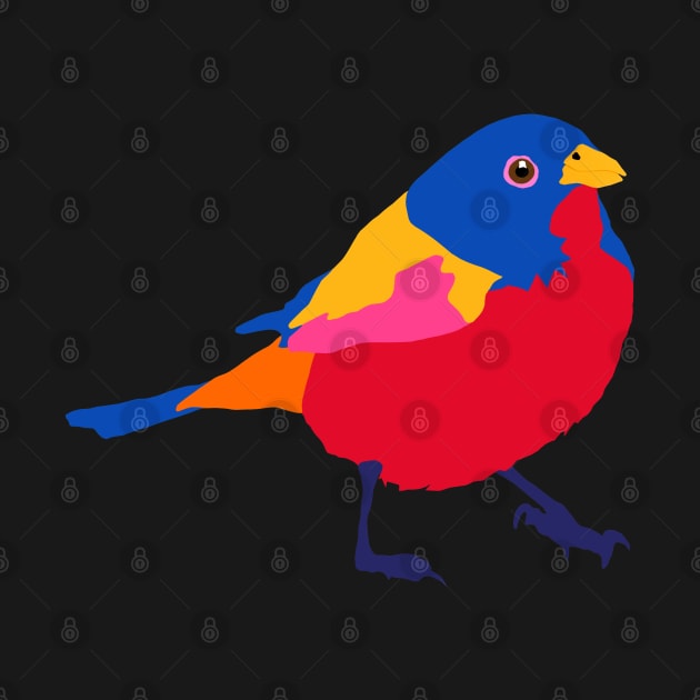 PAINTED BUNTING BIRD by VegShop