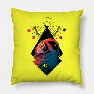 Chimp in Space Pillow