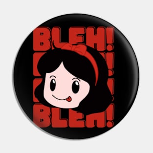 Chibi Snow White Girl Tshirt Pin