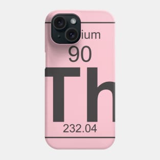 Thorium black Phone Case