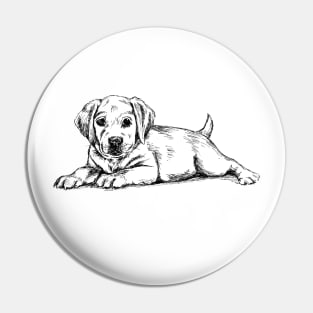 Puppy print Pin