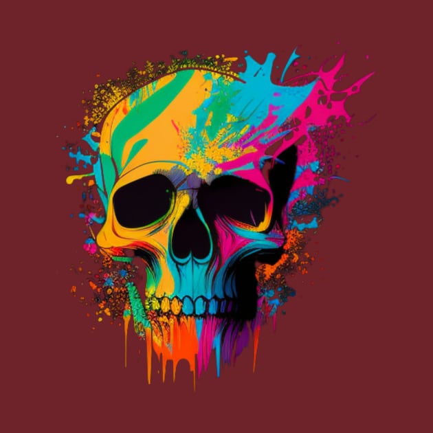 Skull painting by Crazy skull