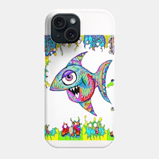 fish graphic 77 Phone Case