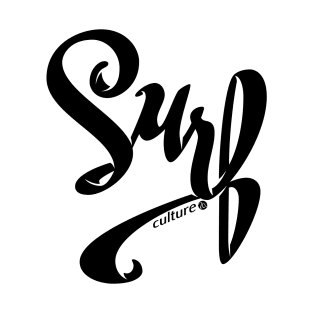 Surf Culture Lettering T-Shirt