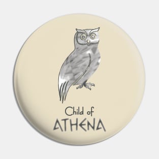 Child of Athena – Percy Jackson inspired design Pin