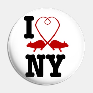 Rat NY Pin