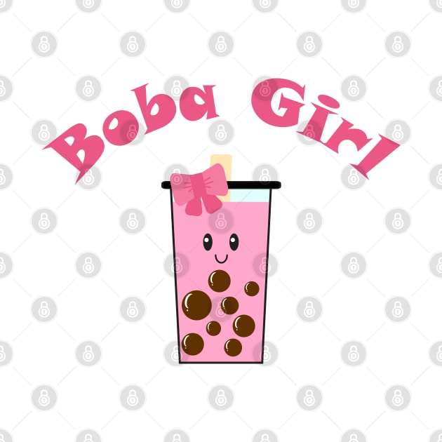 Boba Girl in Pink by Kelly Gigi