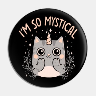 Mystical Kitty - Mystic Cute Unicorn Cat Gift Pin