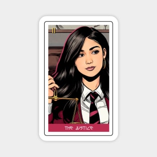 the justice - house of anubis tarot card Magnet