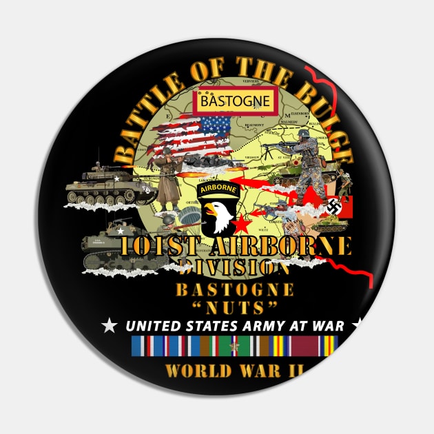 Battle of Bulge w Map w EUR SVC V1 Pin by twix123844