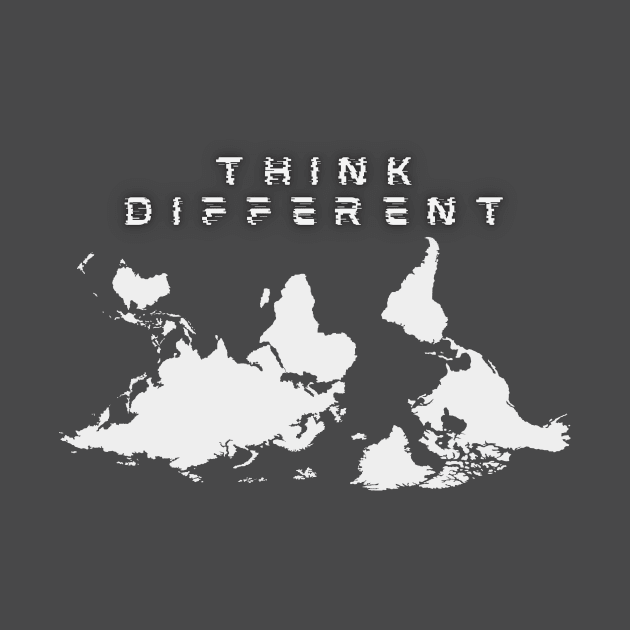 Think Different - Upside Down Earth by Castle Rock Shop