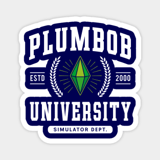 Plumbob University Crest Magnet