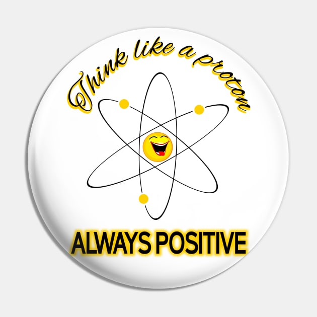 Think Like a Proton with our Atom Structure Design Pin by Lighttera