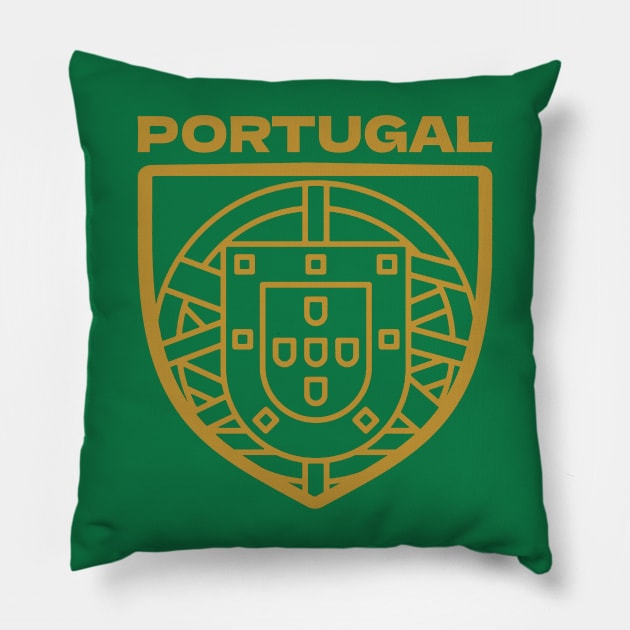 Portugal World Cup Soccer Pillow by Issho Ni