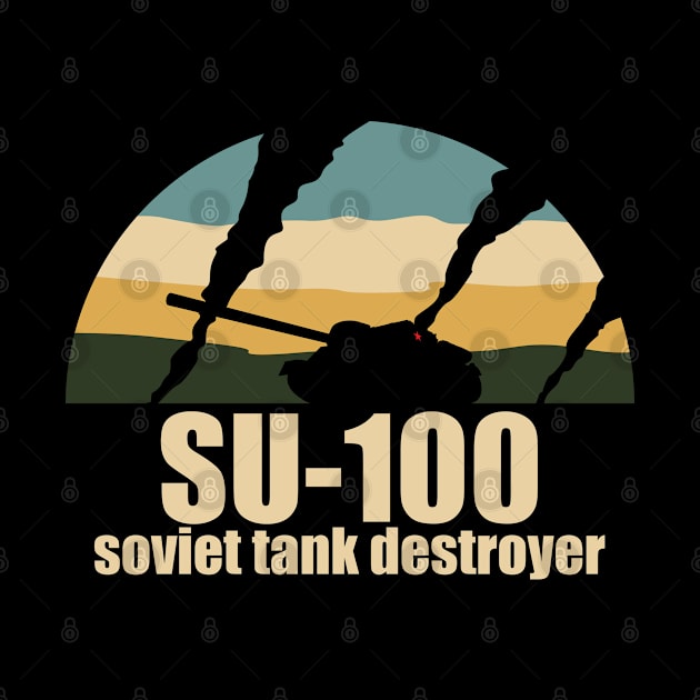 Soviet tank destroyer SU-100 by FAawRay