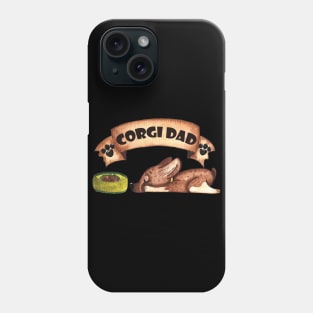 Vintage Corgi Dad for Dog Lover Phone Case