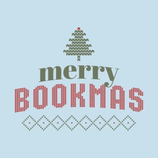 Bookish book Christmas holiday gifts & librarian gift for book nerds, bookworms T-Shirt