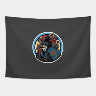 Samurai Warrior Design Tapestry