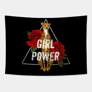 Girl Power - Cheetah Tapestry