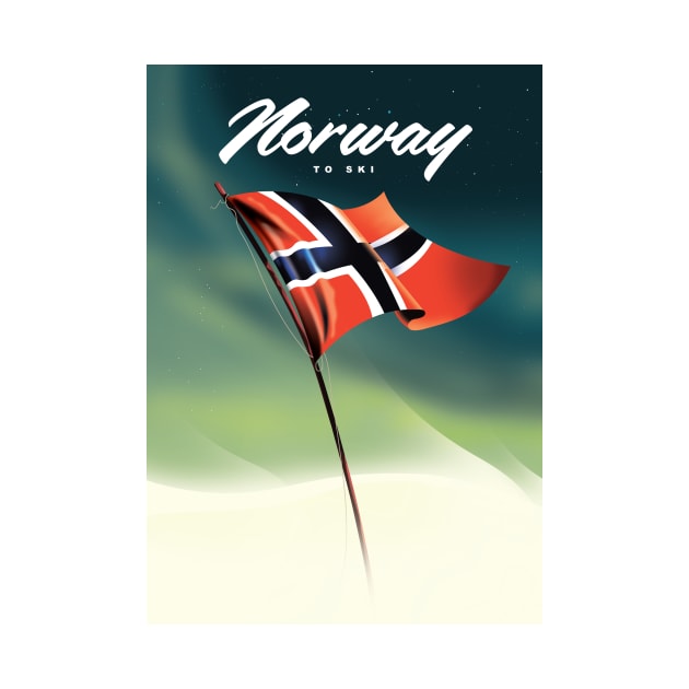 Norway Ski poster by nickemporium1