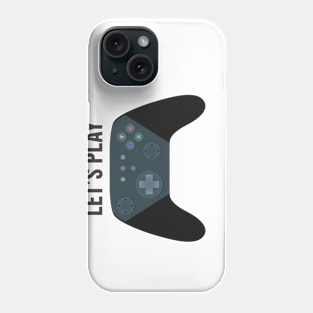 Let's Play - Gamers Controller Design Phone Case