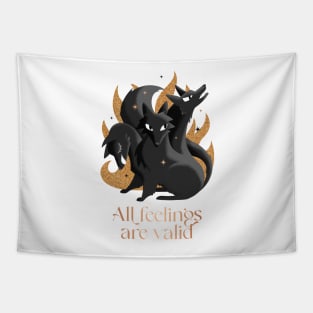 Cerberus - Black and Gold Tapestry