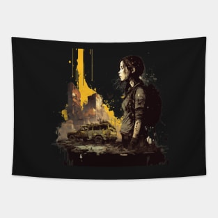 The Last of Us Pedro Pascal Joel inspired design Tapestry