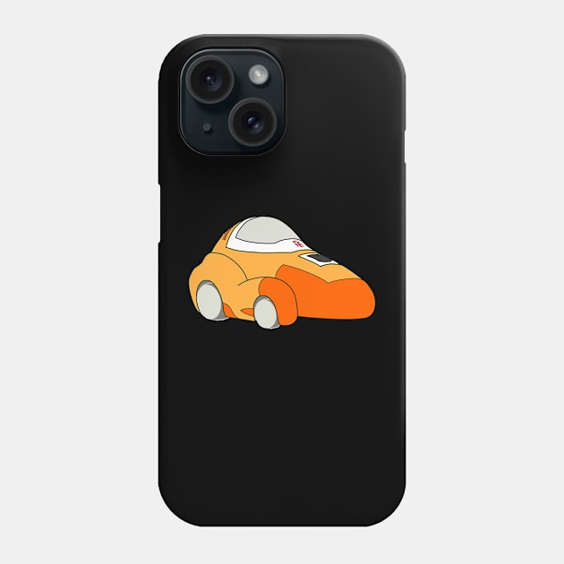 Wheelie Phone Case by Rumble's Blue and Friends Too 