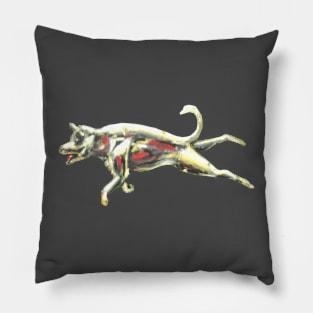 Golden Dog Pillow