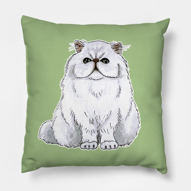 Persian cat Pillow by Savousepate