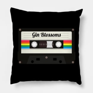 Gin Blossoms / Cassette Tape Style Pillow