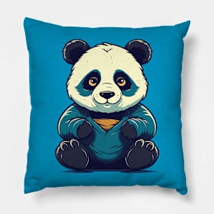 Funny baby panda Pillow