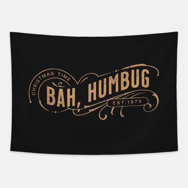 Bah Humbug! For the Christmas Haters Tapestry by VicEllisArt