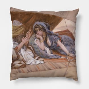 Abram's Counsel to Sarai by James Tissot Pillow