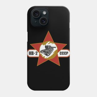 Soviet KV-2 Heavy Tank Edit Phone Case