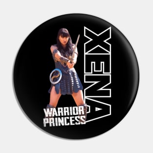 Xena With Sword Pin