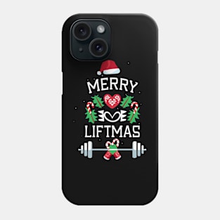 Merry Liftmas Ugly Christmas Sweater Fitness Lover Christmas Phone Case