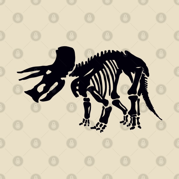 Terra Fossil Triceratops Dinosaur by Terra Fossil Merch