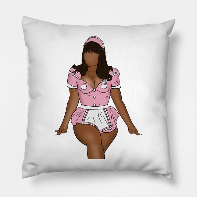 Thot Ish Waitress Pillow by tayelectronica