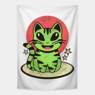 Alien Cat Tapestry