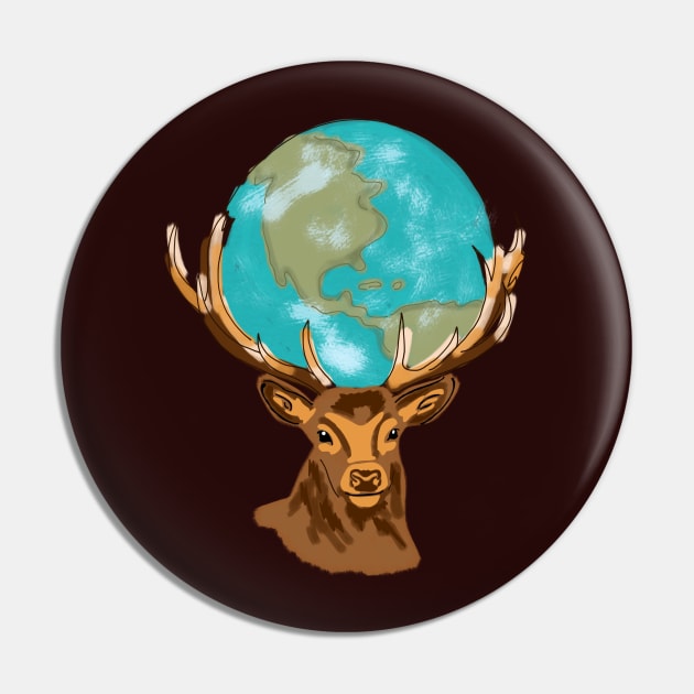 Dear Deer Pin by ckaya