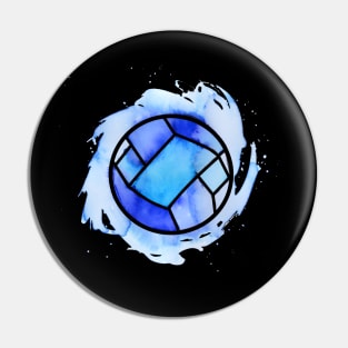 watercolour creative ball design Pin