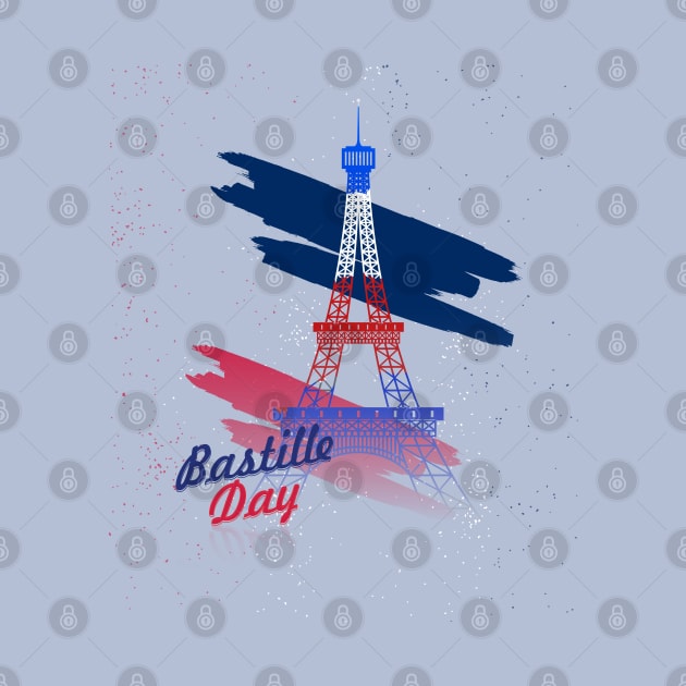 happy bastille day shirt by OnlineShoppingDesign