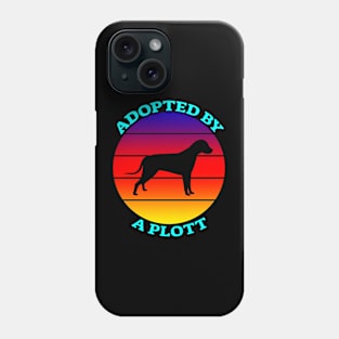 Adopted by a Plott, gift for dogs lover Phone Case