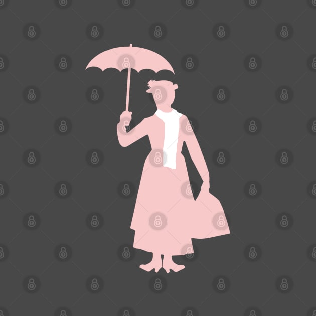 Millennial Pink Mary Silhouette by FandomTrading