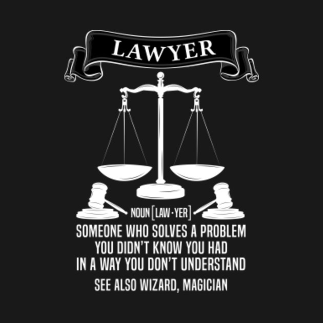 Lawyer Definition judgement judge attorney gift idea present Lawyer