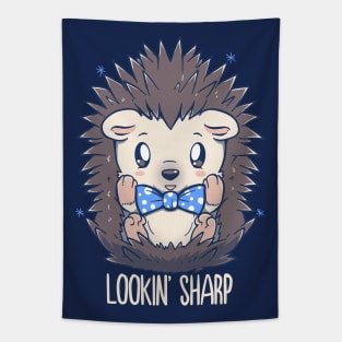 Lookin Sharp Dapper Hedgehog Tapestry