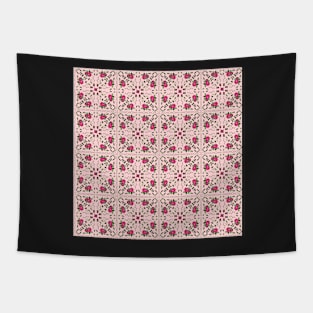 Roses floral artwork Tapestry