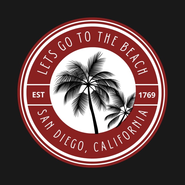 Sandiego California - lets go to the beach by Wolfy's Studio