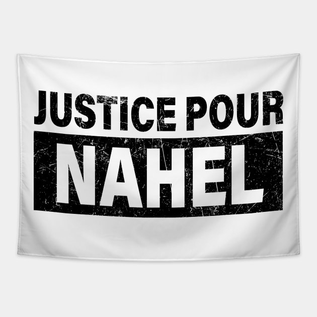 Justice Pour Nahel Tapestry by CF.LAB.DESIGN